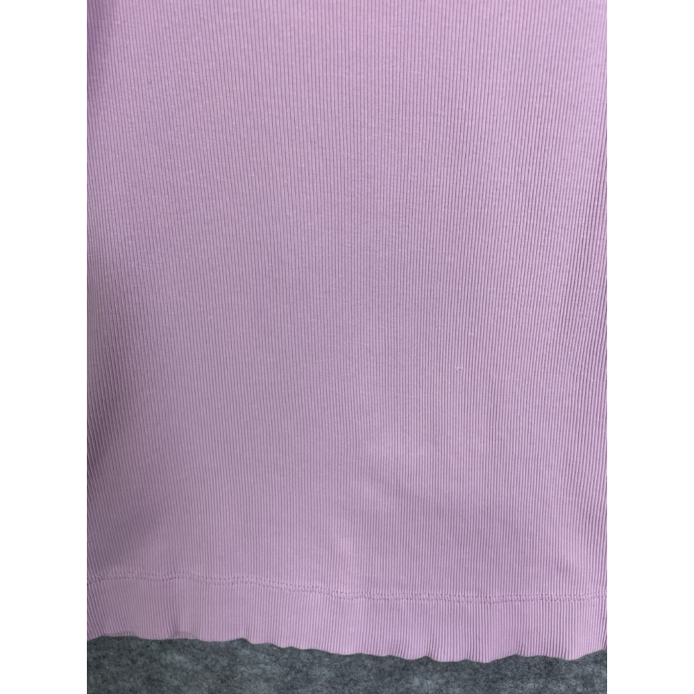 1. State Women's Pink Flutter Sleeve Ribbed Top Blouse Small Ruched Shoulders - Picture 4 of 8